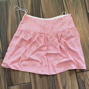 Pink Gingham Women's Skirt